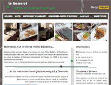 Tablet Screenshot of hotelballadins-geneve.com